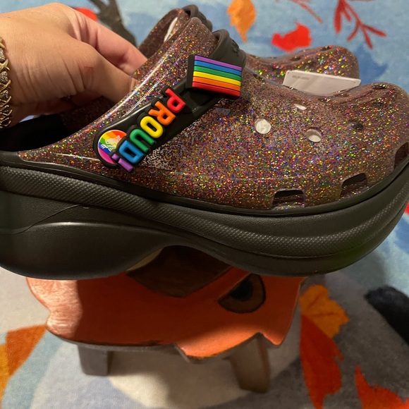 pride crocs platform